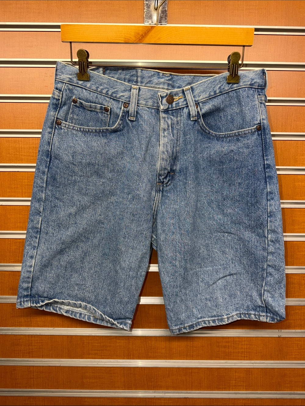 Wrangler Men's Blue Denim Jean Shorts